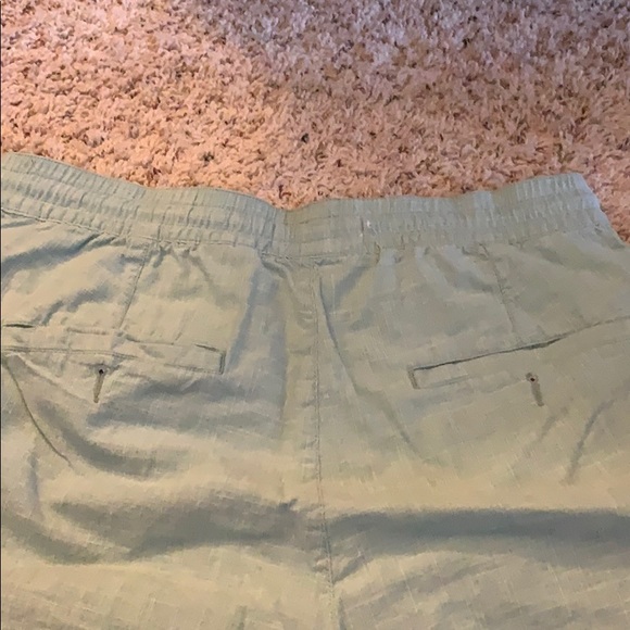 Teal elastic shorts size M H&M - Picture 3 of 3